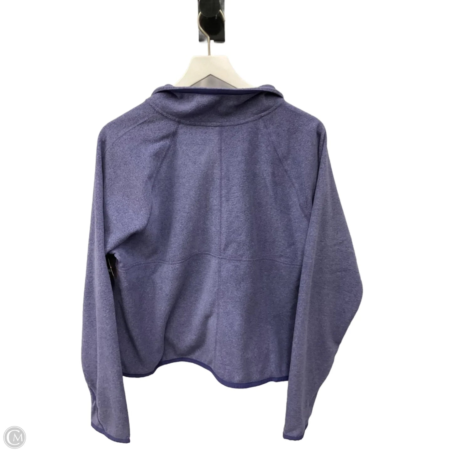 Athletic Sweatshirt Collar By Tek Gear In Purple, Size: Xl