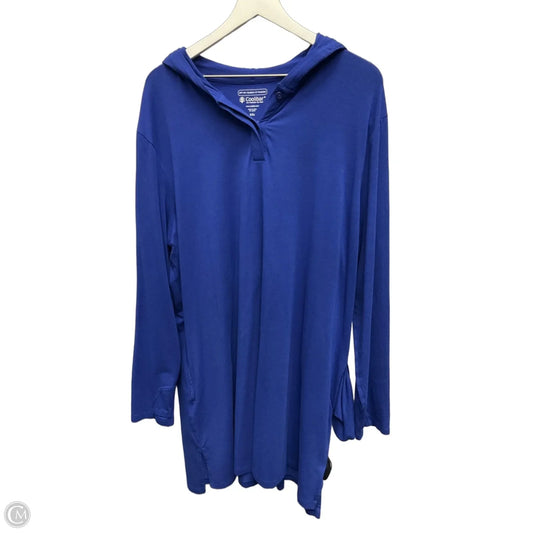 Dress Casual Short By Coolibar In Blue, Size: Xxl