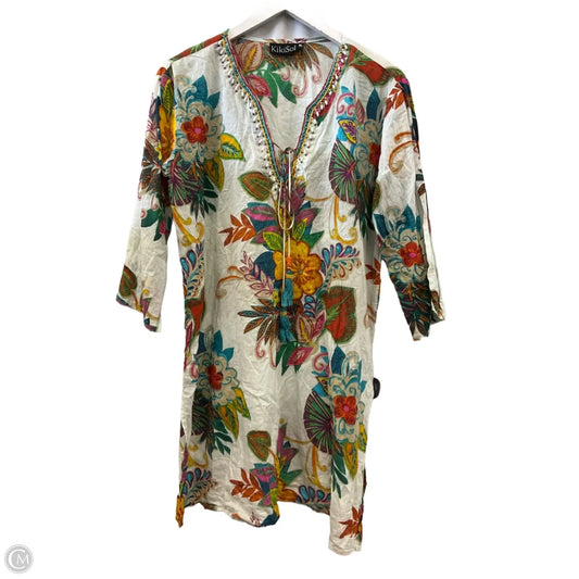 Swimwear Cover-up By Clothes Mentor In Multi-colored, Size: Xl