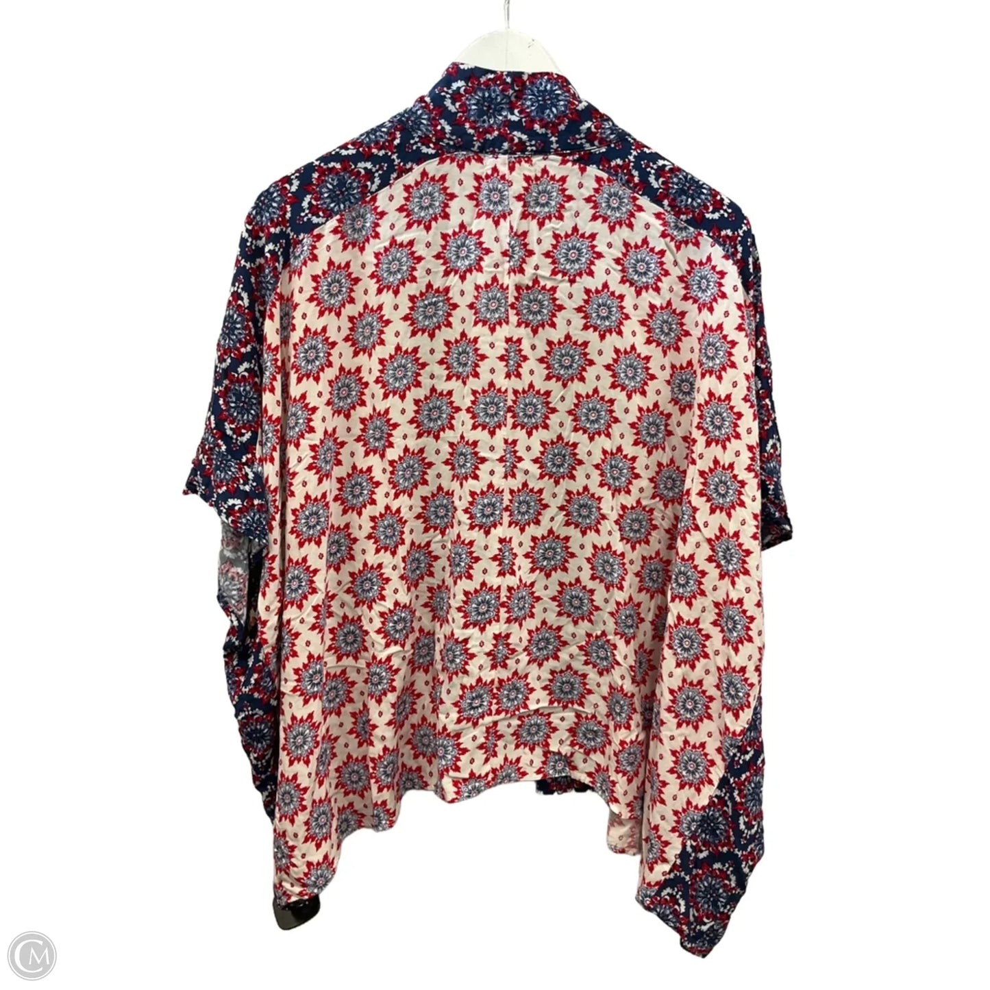 Kimono By Eyeshadow In Blue & Red, Size: S