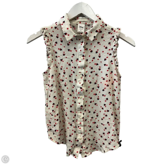 Top Sleeveless By Clothes Mentor In Blue & Red, Size: S