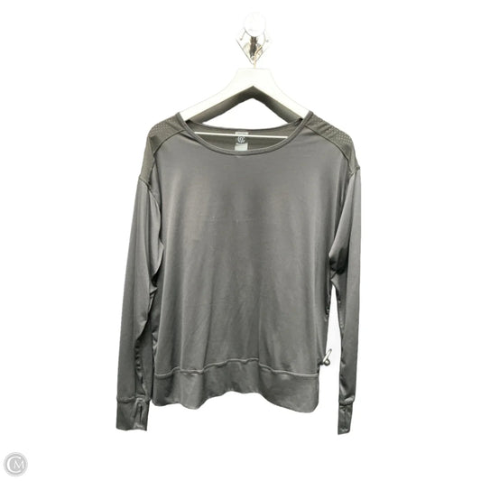 Athletic Top Long Sleeve Crewneck By Champion In Black, Size: Xl