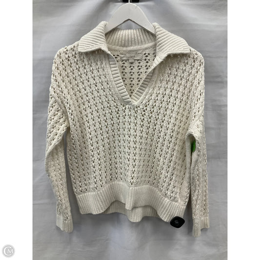 Sweater By Loft In Cream, Size: S