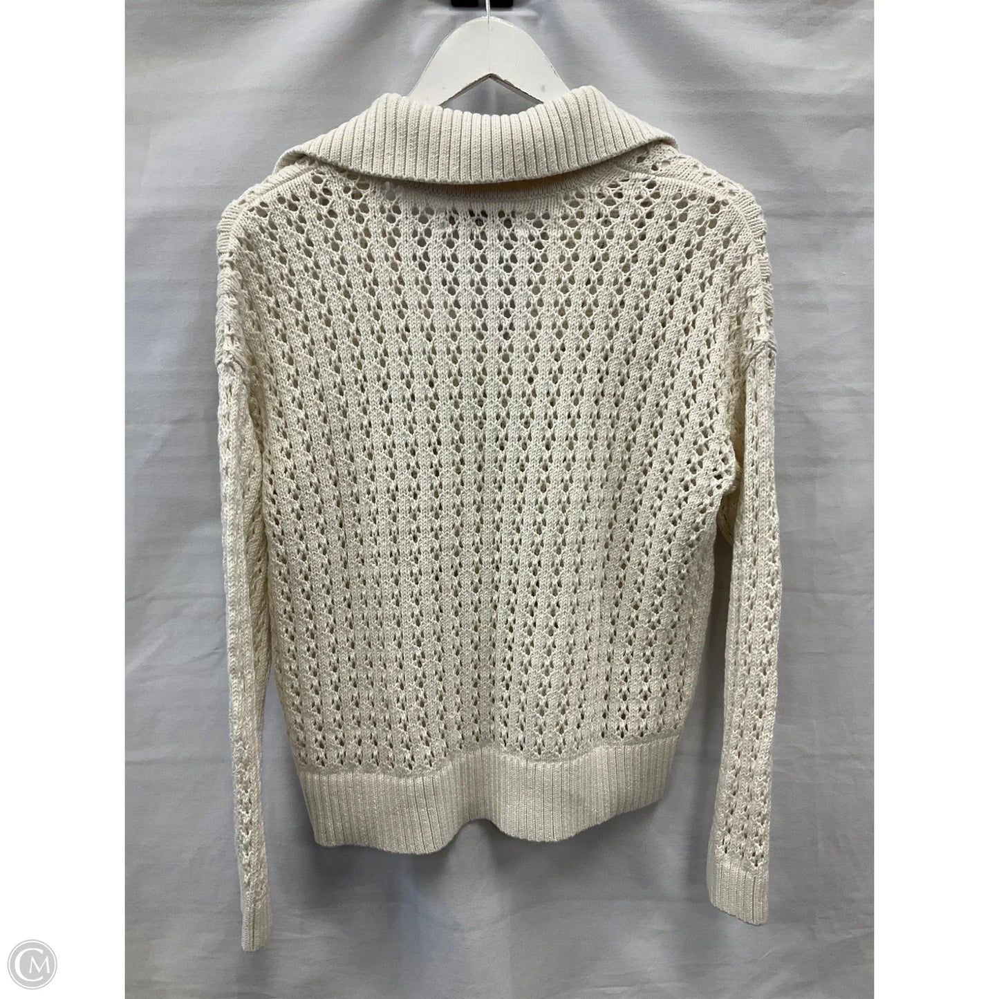Sweater By Loft In Cream, Size: S