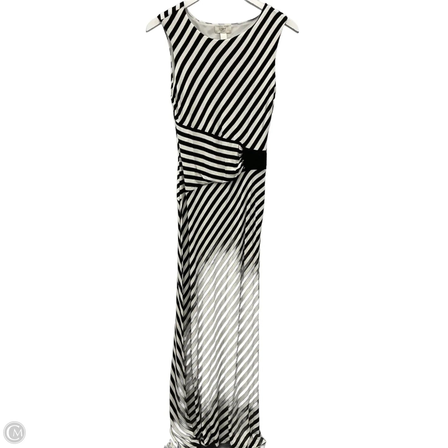 Dress Casual Maxi By Loft In Striped Pattern, Size: M