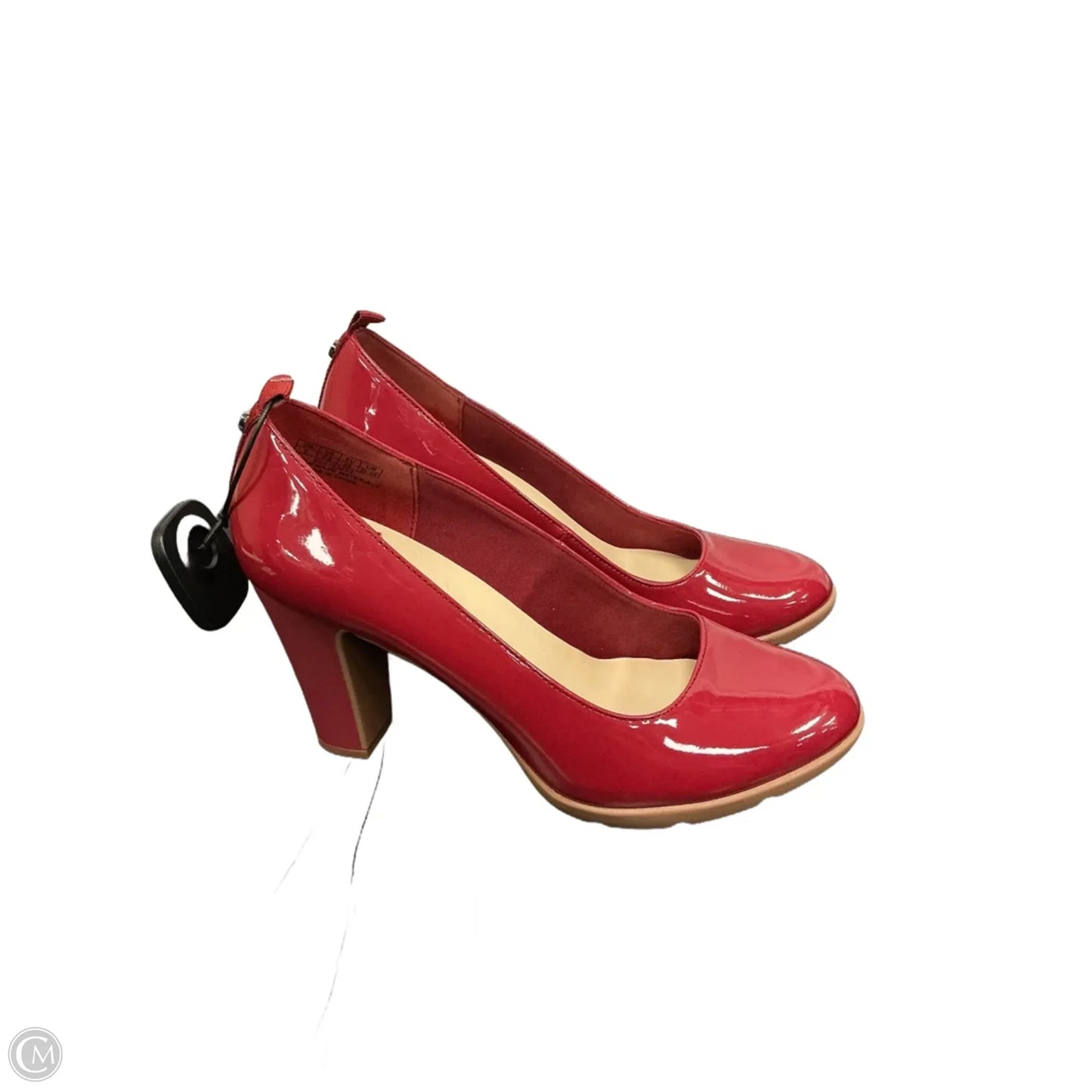 Shoes Heels Block By Clothes Mentor In Red, Size: 8