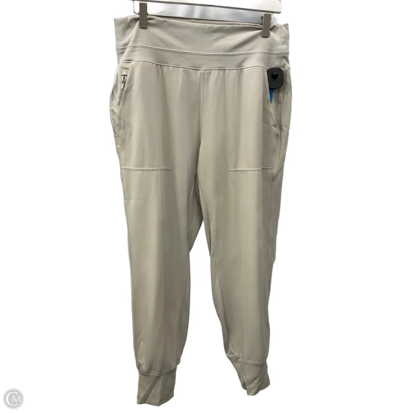 Athletic Pants By Athleta In Cream, Size: L