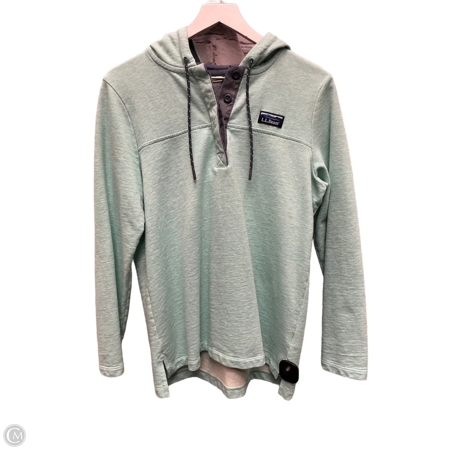 Sweatshirt Hoodie By L.l. Bean In Green, Size: Mp