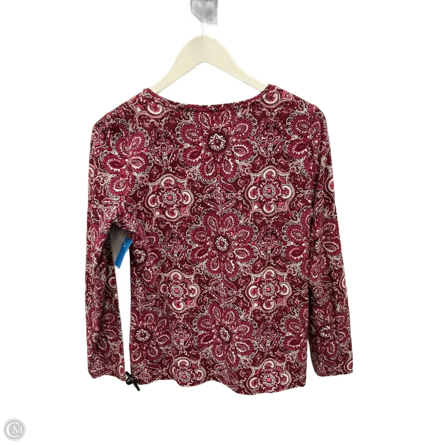 Top Long Sleeve By Talbots In Paisley Print, Size: Mp