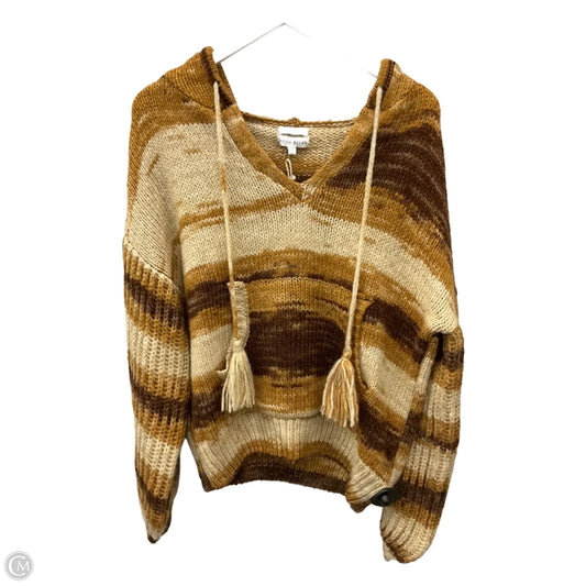 Sweater By Moon River In Brown, Size: L