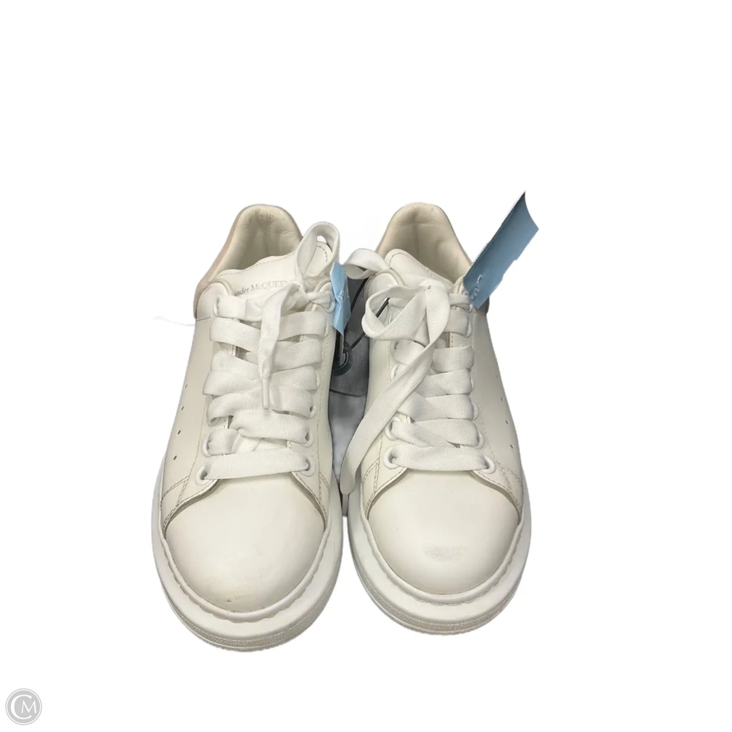 Shoes Luxury Designer By Alexander Mcqueen In White, Size: 6.5