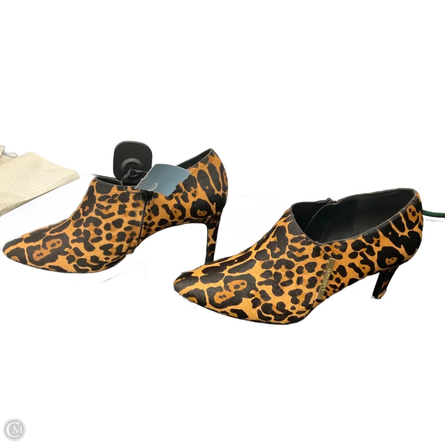 Shoes Heels Stiletto By Calvin Klein In Animal Print, Size: 8.5