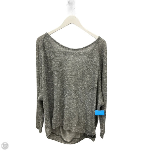 Top Long Sleeve By Lane Bryant In Silver, Size: 1x