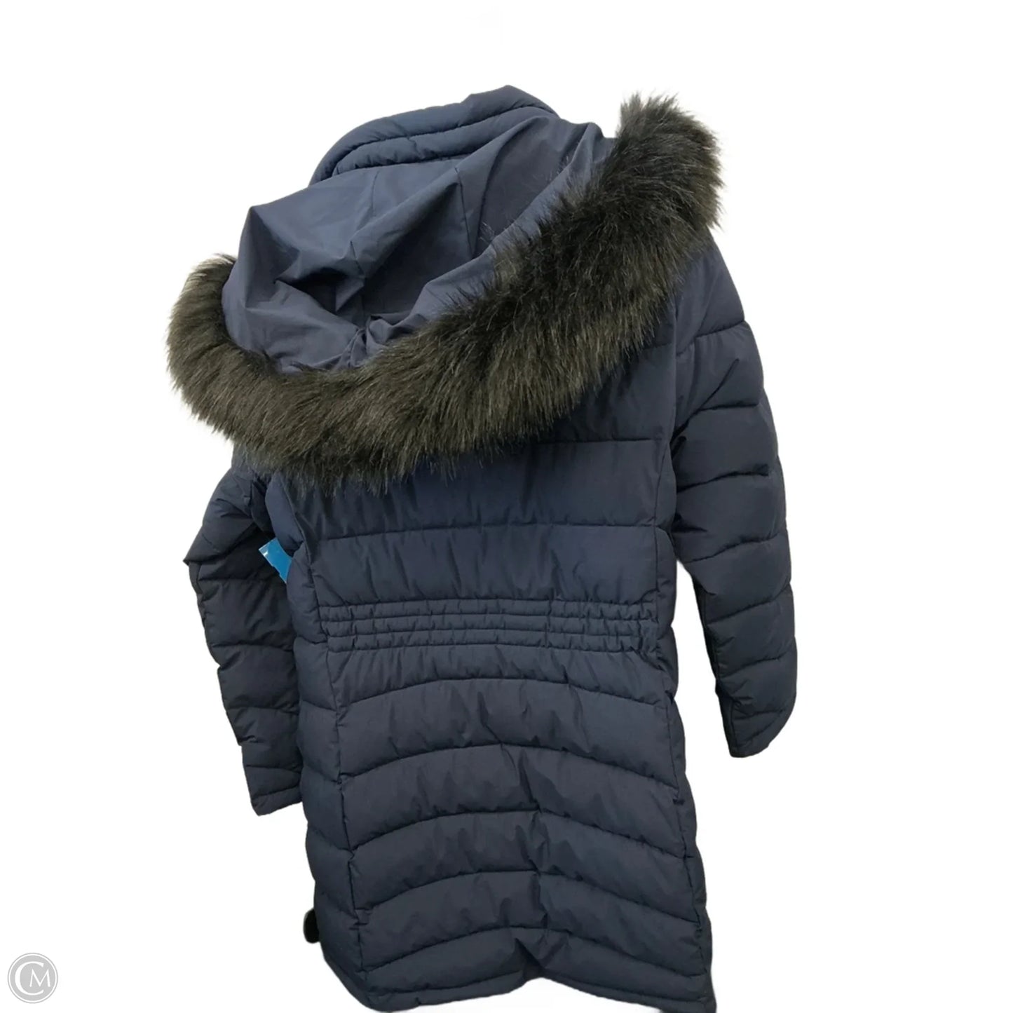 Coat Puffer & Quilted By Calvin Klein In Blue, Size: Xl