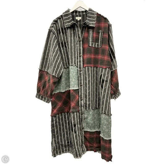 Jacket Denim By Pol In Multi-colored, Size: M