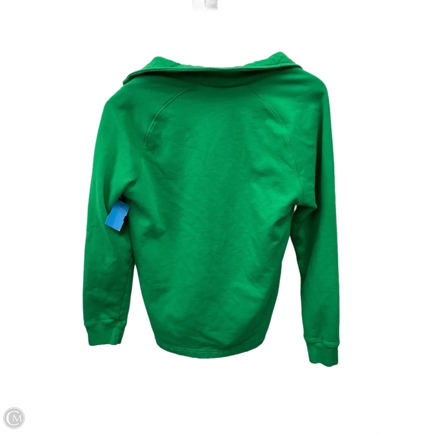 Athletic Sweatshirt Collar By Clothes Mentor In Green, Size: S