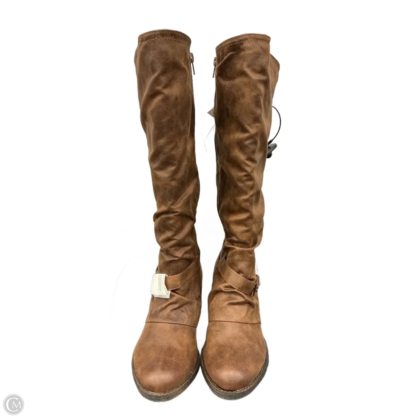 Boots Knee Flats By Sugar In Brown, Size: 7.5