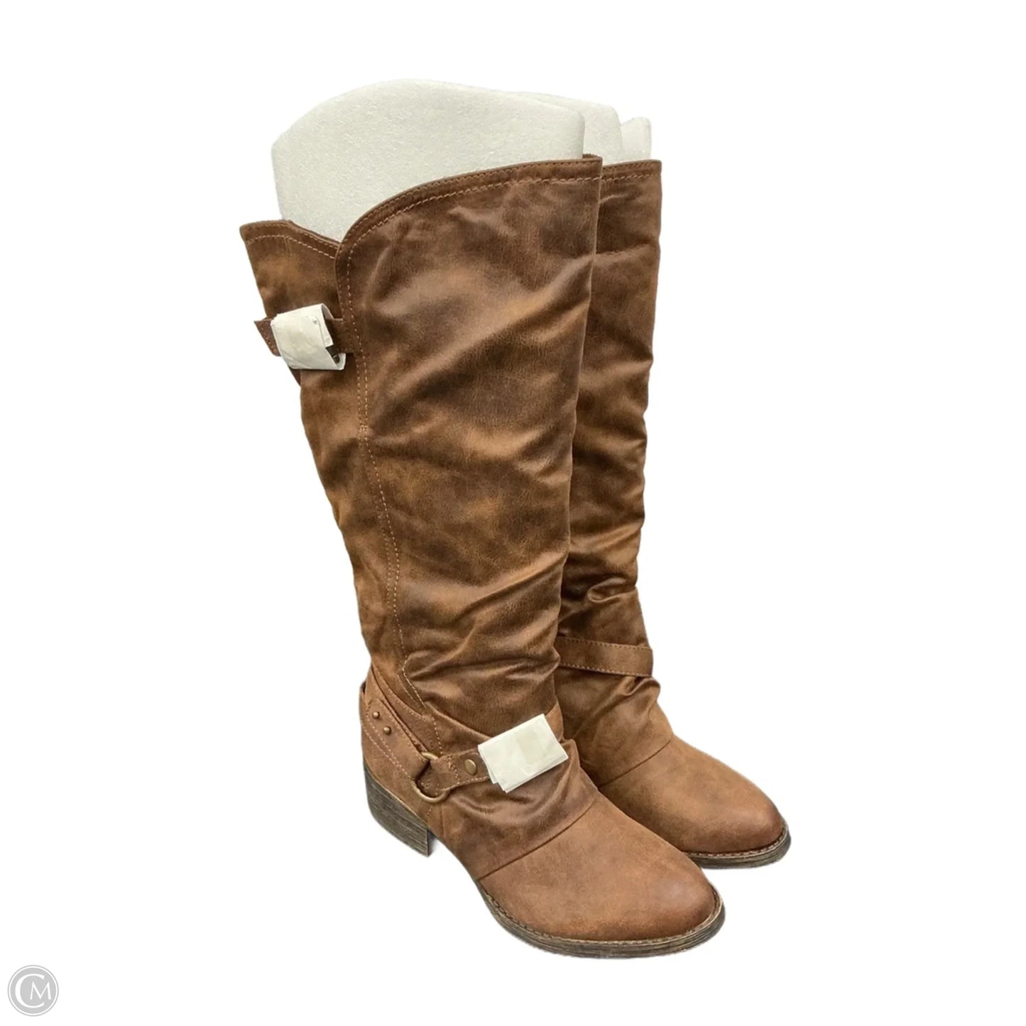 Boots Knee Flats By Sugar In Brown, Size: 7.5