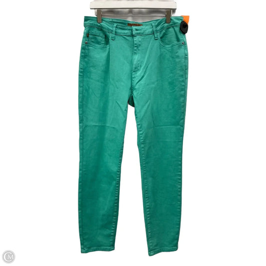 Jeans Straight By Judy Blue In Green, Size: 12