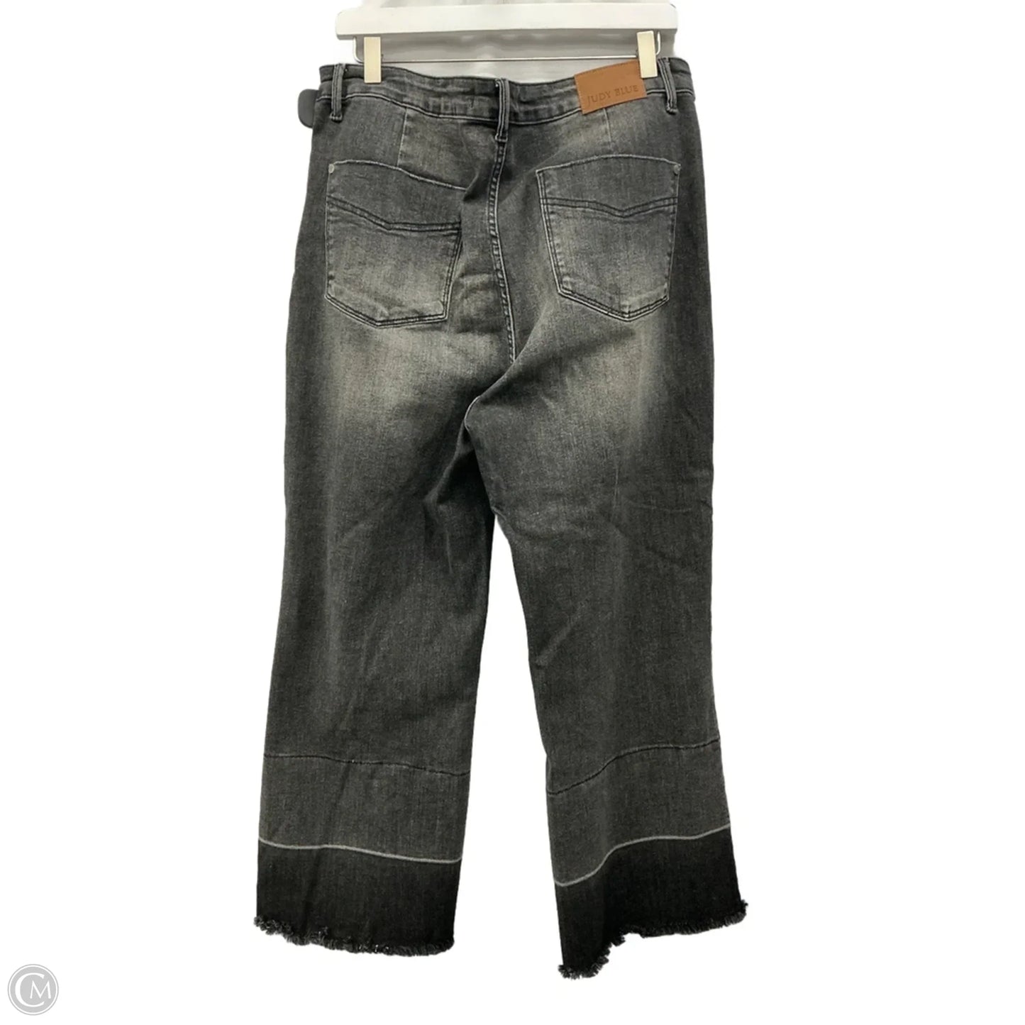 Jeans Wide Leg By Judy Blue In Black, Size: 14