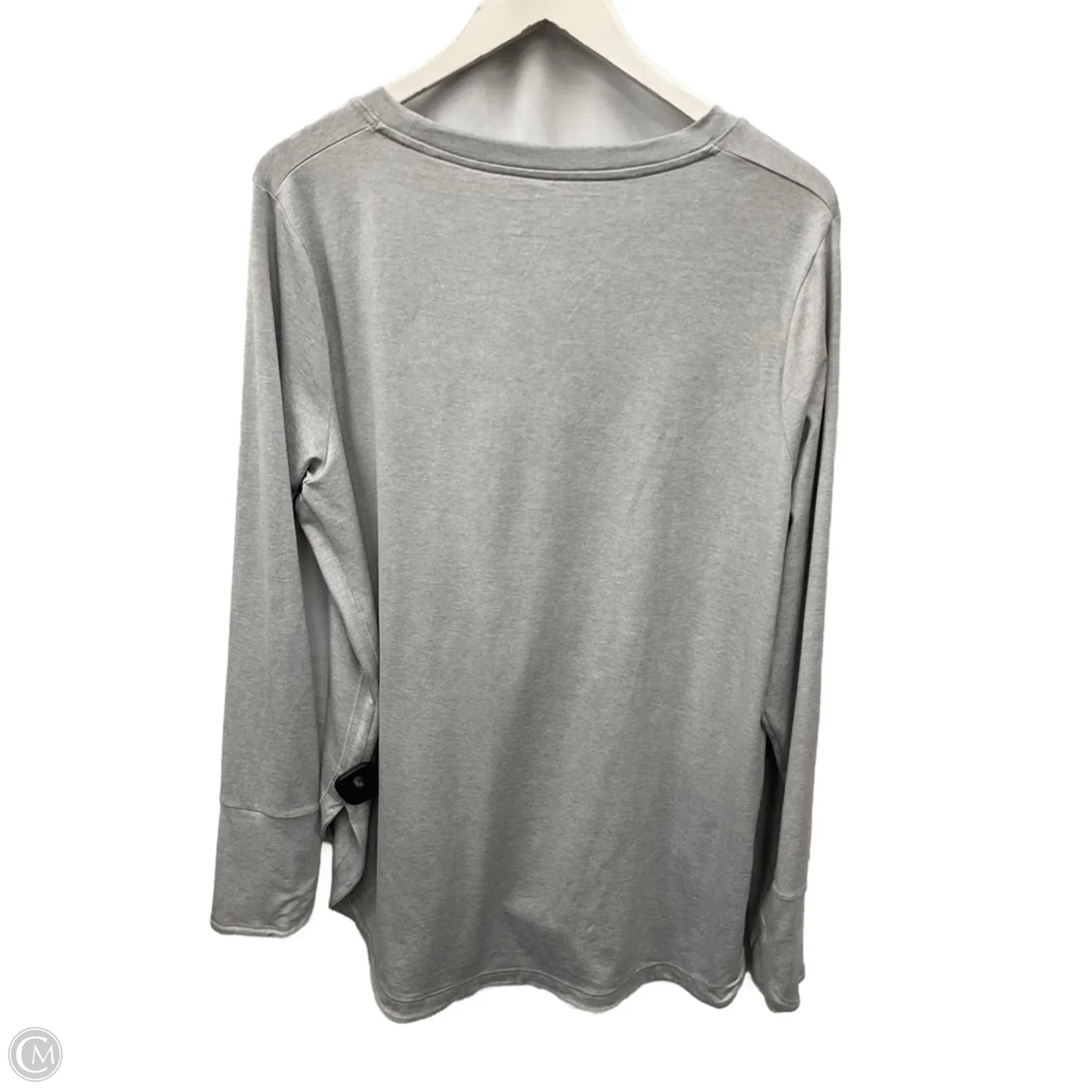 Athletic Top Long Sleeve Crewneck By Athleta In Grey, Size: Xl