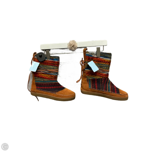 Boots Ankle Flats By Toms In Multi-colored, Size: 6