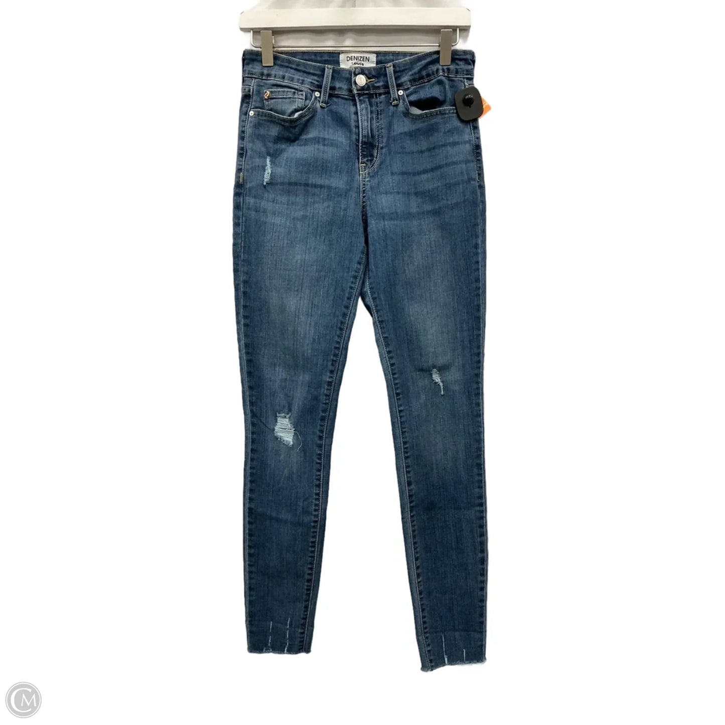 Jeans Skinny By Denizen By Levis In Blue Denim, Size: 6