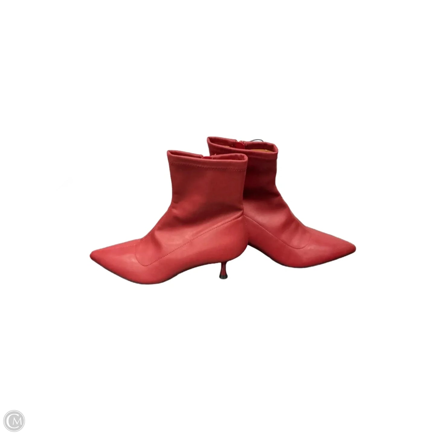 Boots Ankle Heels By Madden Girl In Red, Size: 8