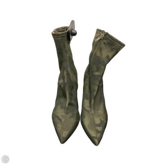 Boots Ankle Heels By Jeffrey Campbell In Camouflage Print, Size: 6.5