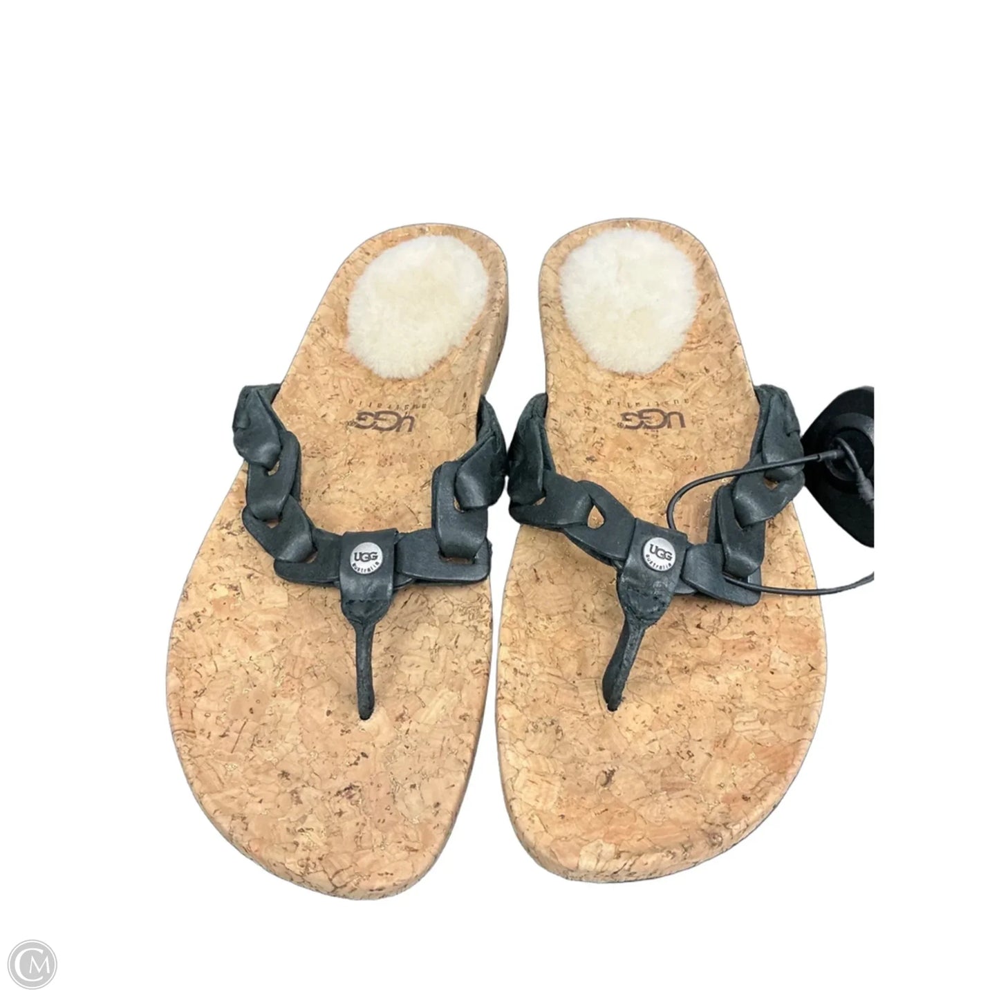 Shoes Designer By Ugg In Black & Brown, Size: 7