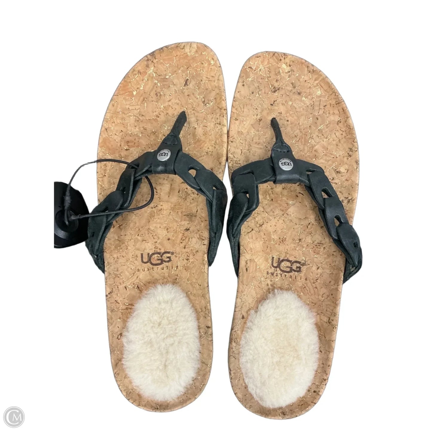 Shoes Designer By Ugg In Black & Brown, Size: 7