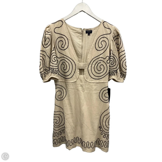 Dress Casual Short By Rachel Roy In Tan, Size: S