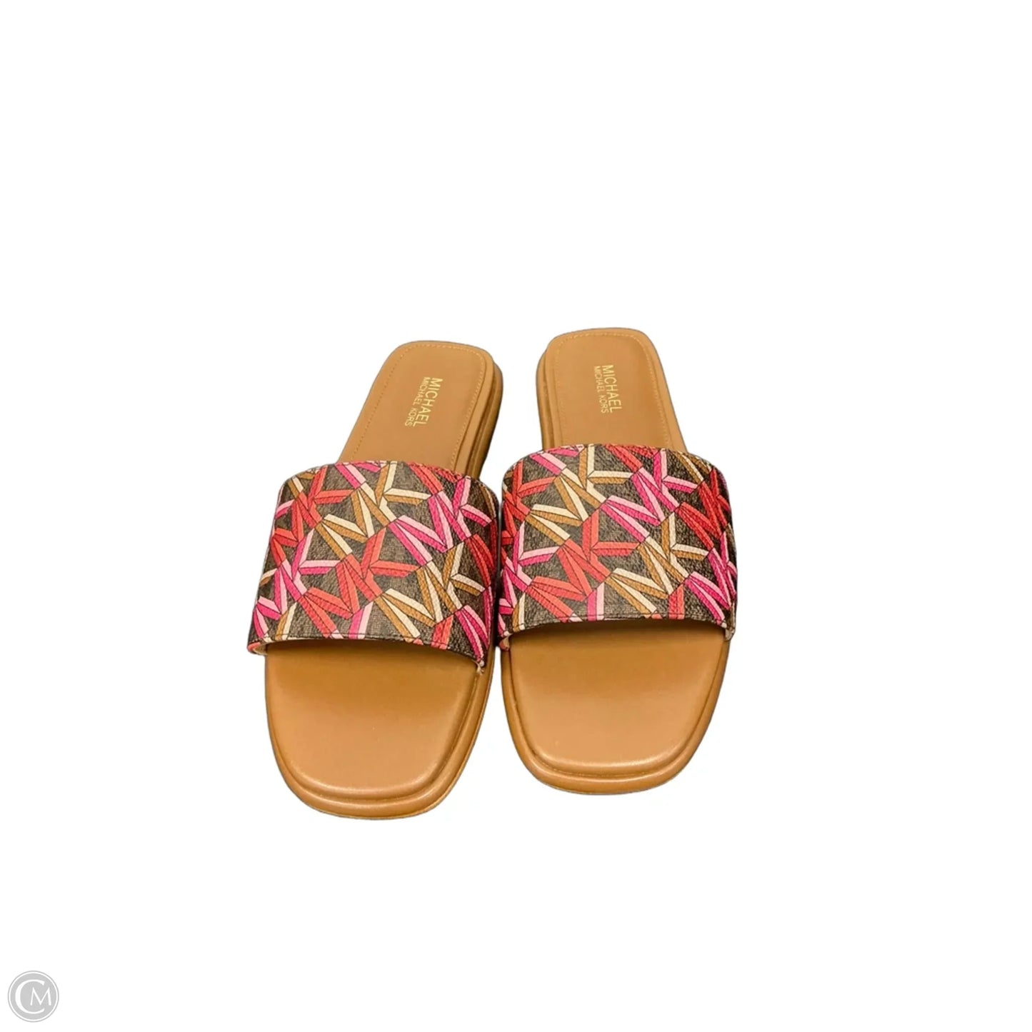 Sandals Designer By Michael Kors In Brown, Size: 5