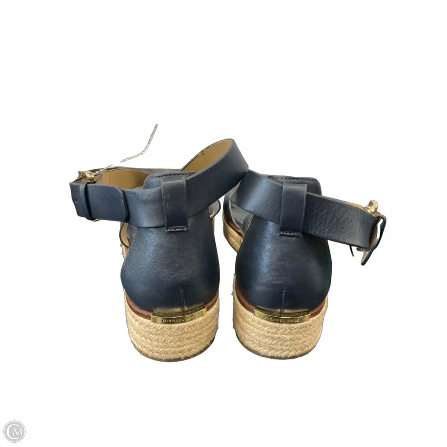 Sandals Heels Platform By Michael By Michael Kors In Navy, Size: 10