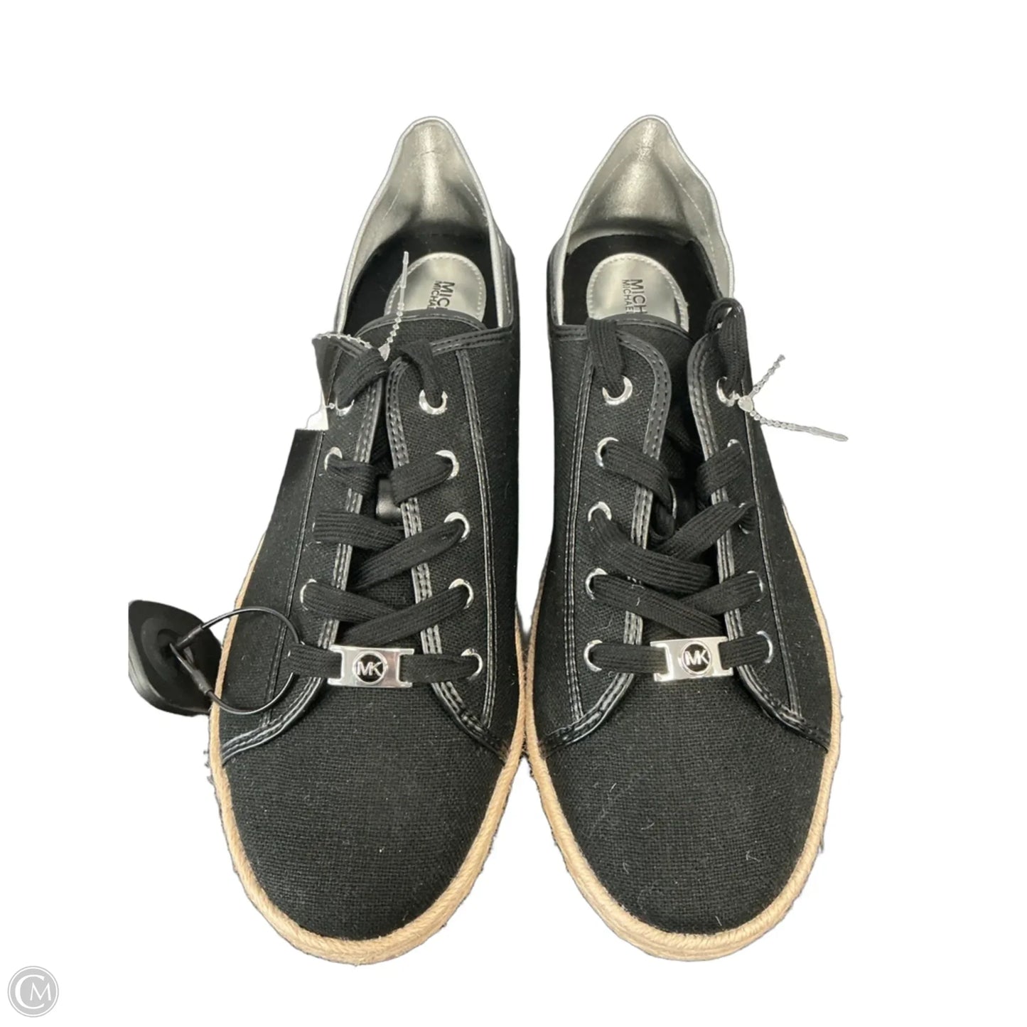 Shoes Sneakers By Michael By Michael Kors In Black & Silver, Size: 11