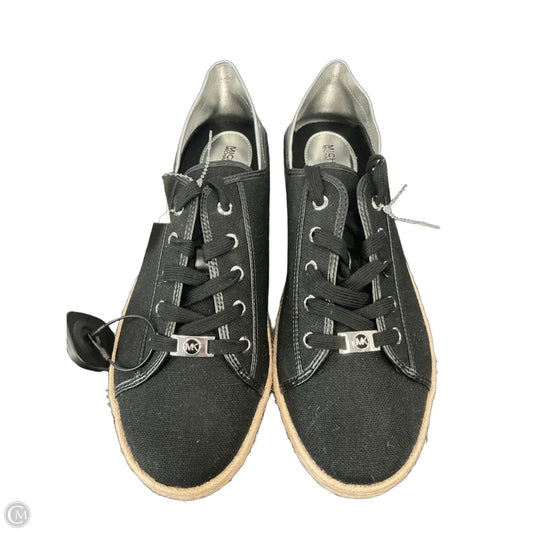 Shoes Sneakers By Michael By Michael Kors In Black & Silver, Size: 11