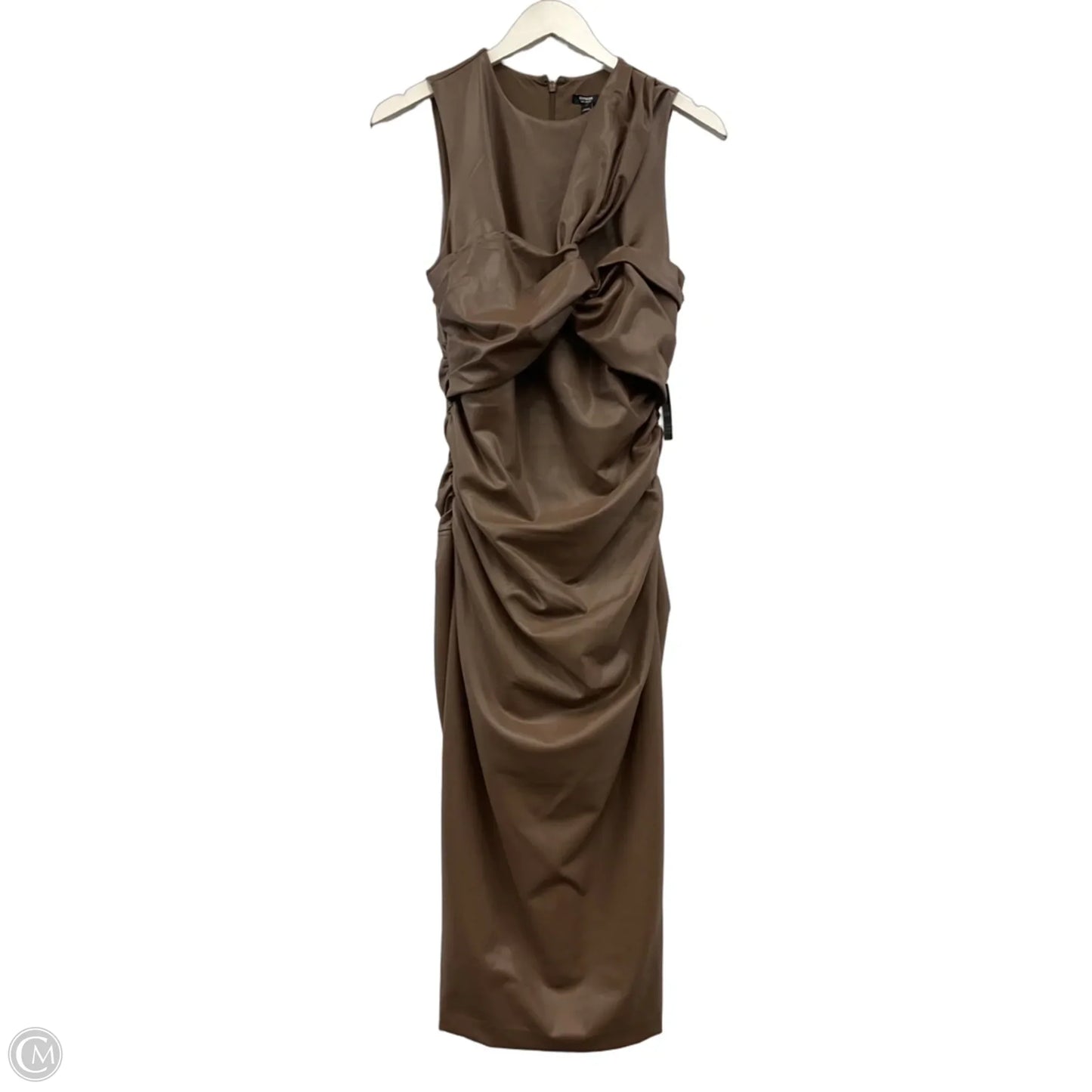 Dress Party Long By Express In Brown, Size: M