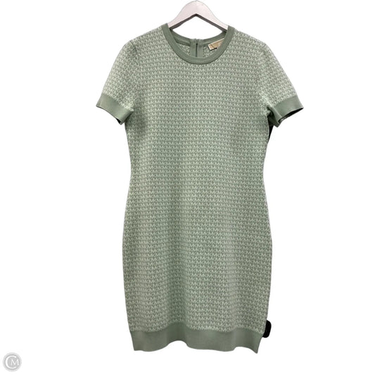 Dress Casual Midi By Michael By Michael Kors In Green, Size: L