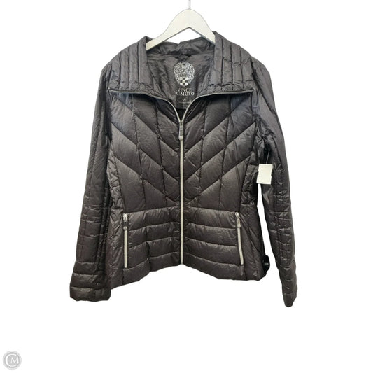 Coat Puffer & Quilted By Vince Camuto In Black, Size: L