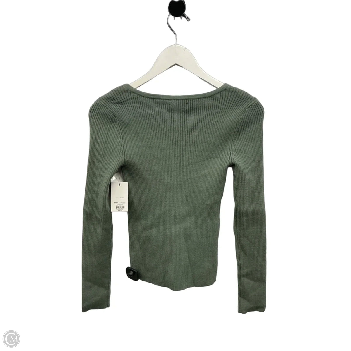 Top Long Sleeve By Nine West In Green, Size: M