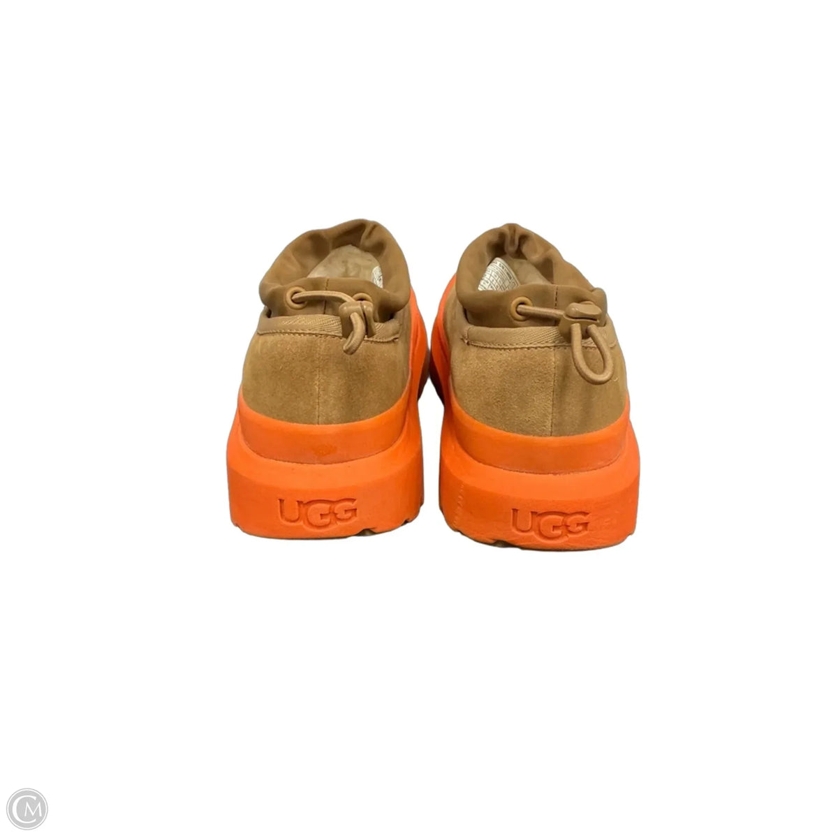 Slippers Designer By Ugg In Tan, Size: 9