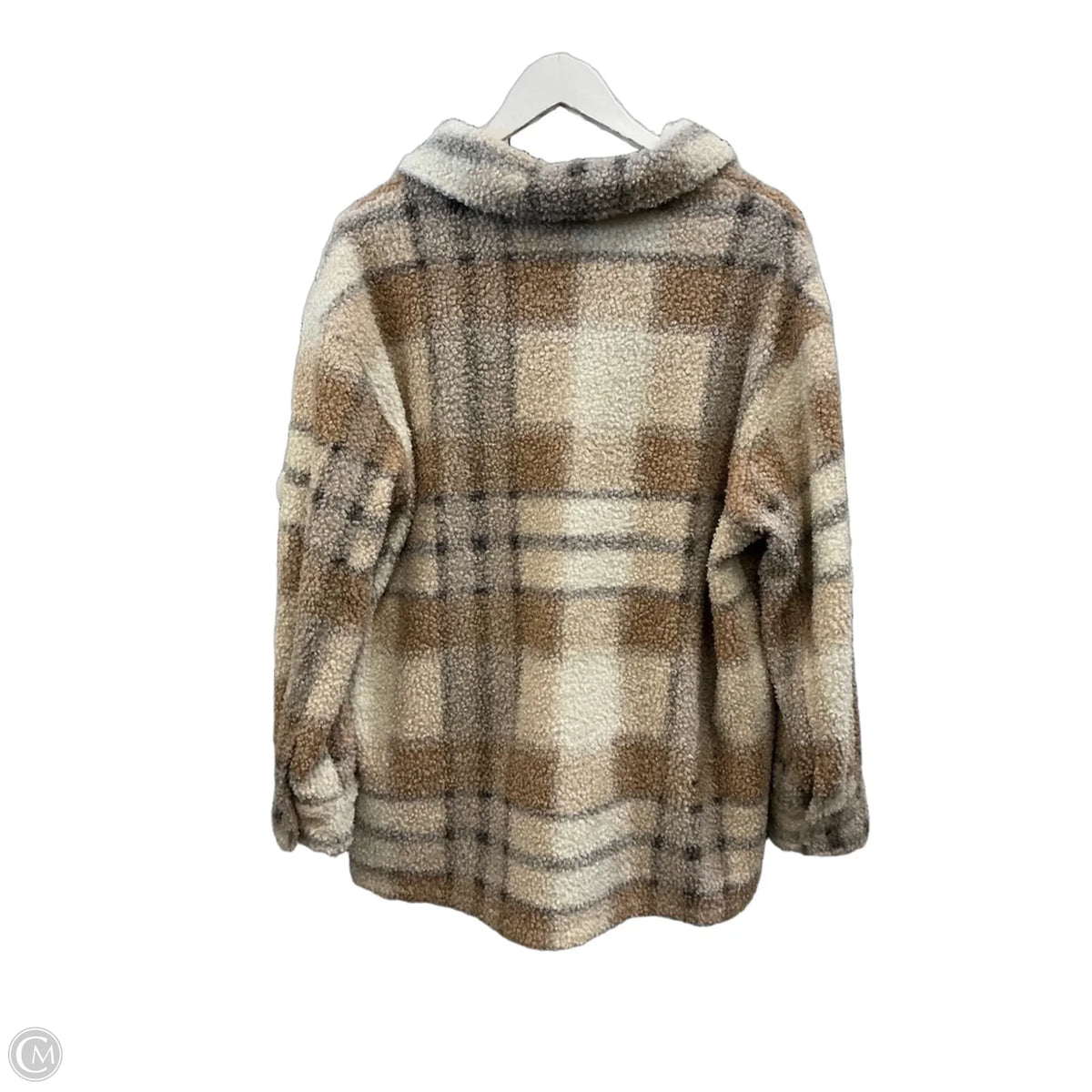 Jacket Shirt By Industry In Tan, Size: L
