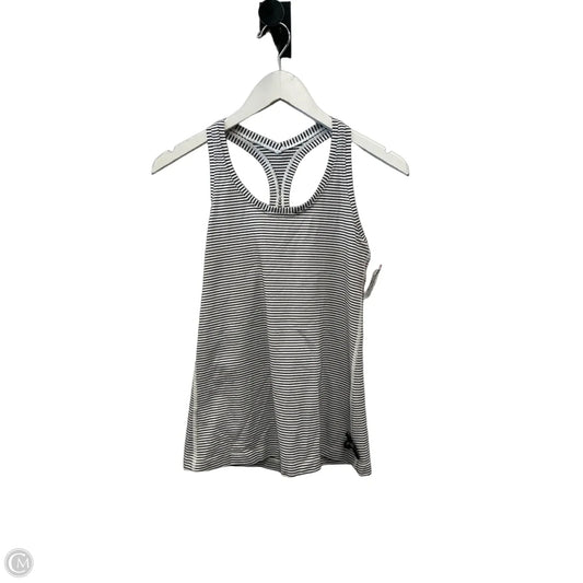 Athletic Tank Top By Lululemon In Black & White, Size: S
