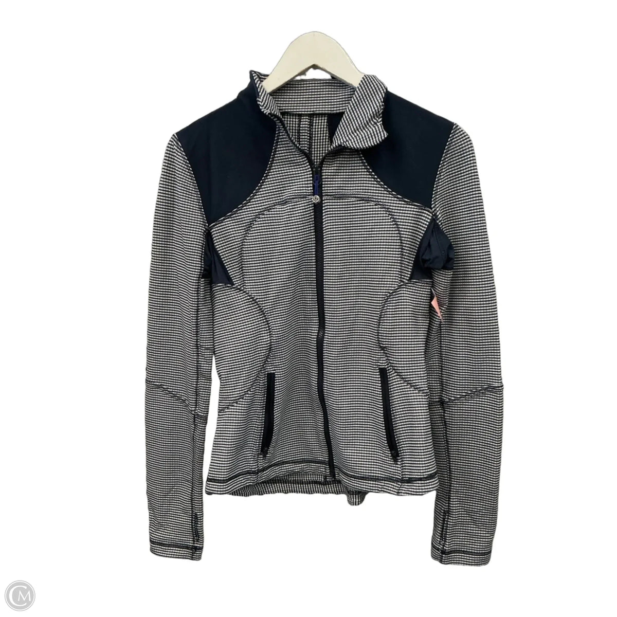 Athletic Jacket By Lululemon In Navy, Size: M