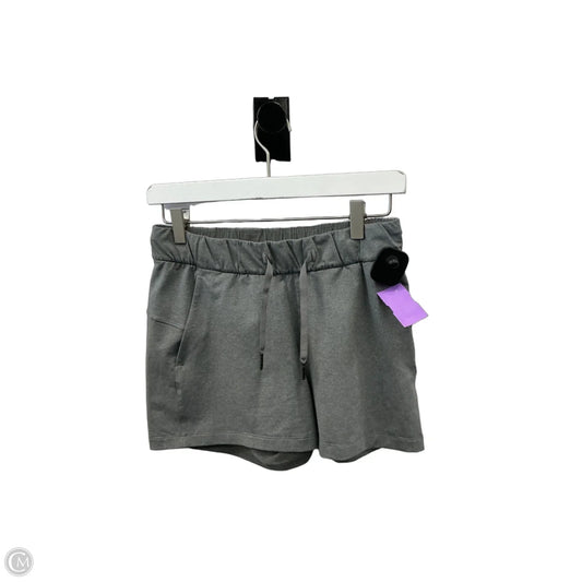 Athletic Shorts By Lululemon In Grey, Size: 4