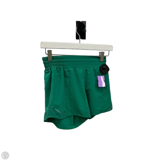 Athletic Shorts By Lululemon In Green, Size: 4