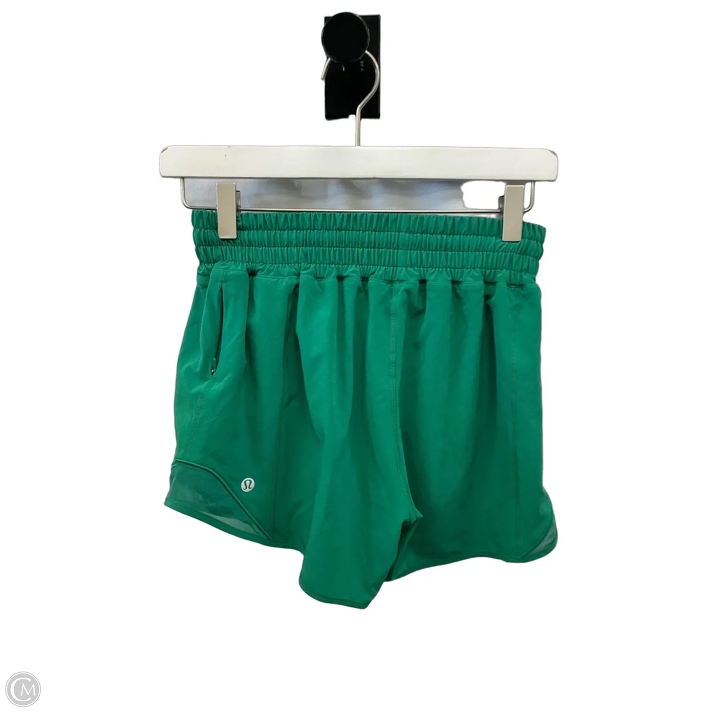 Athletic Shorts By Lululemon In Green, Size: 4