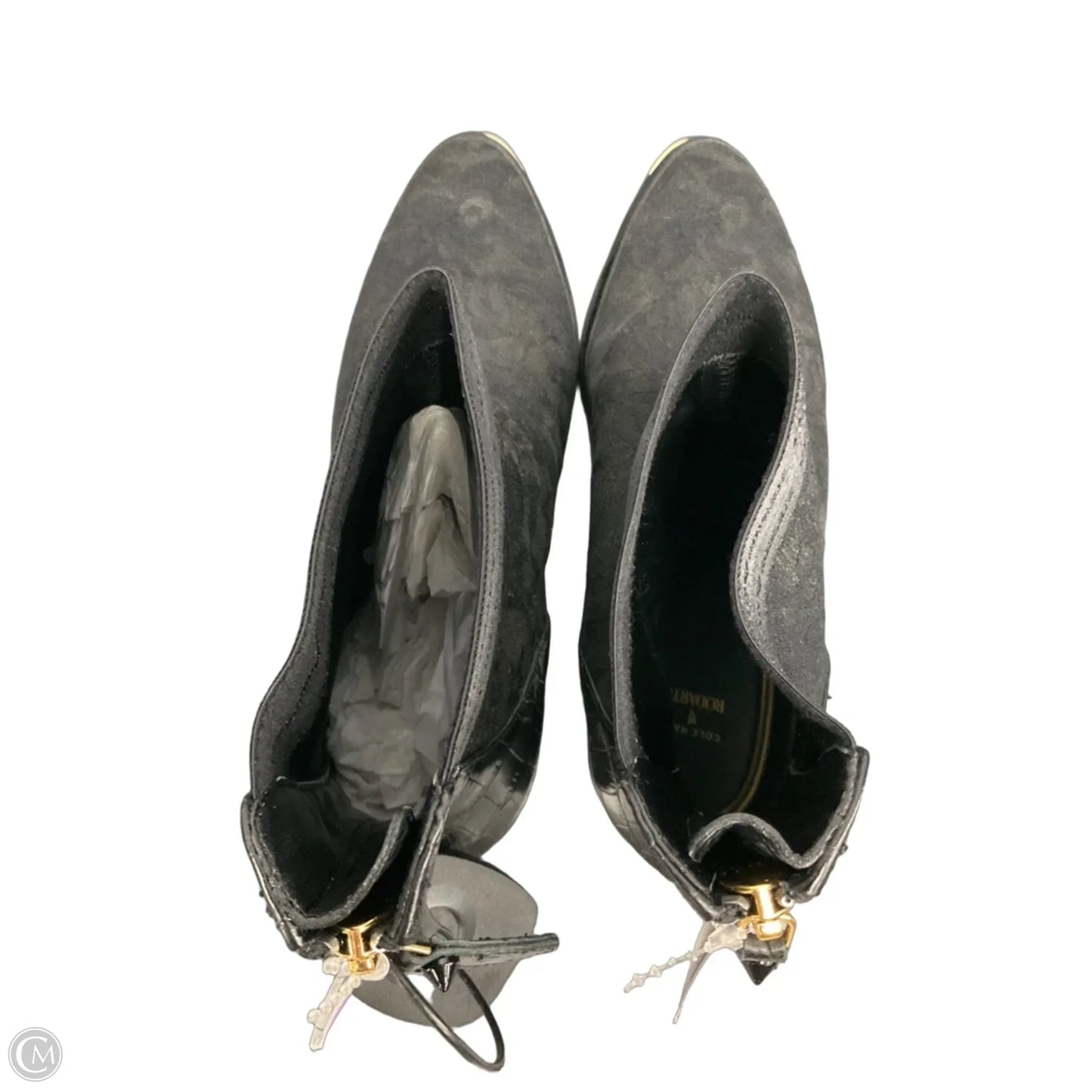 Boots Ankle Heels By Cole-haan In Black, Size: 8.5