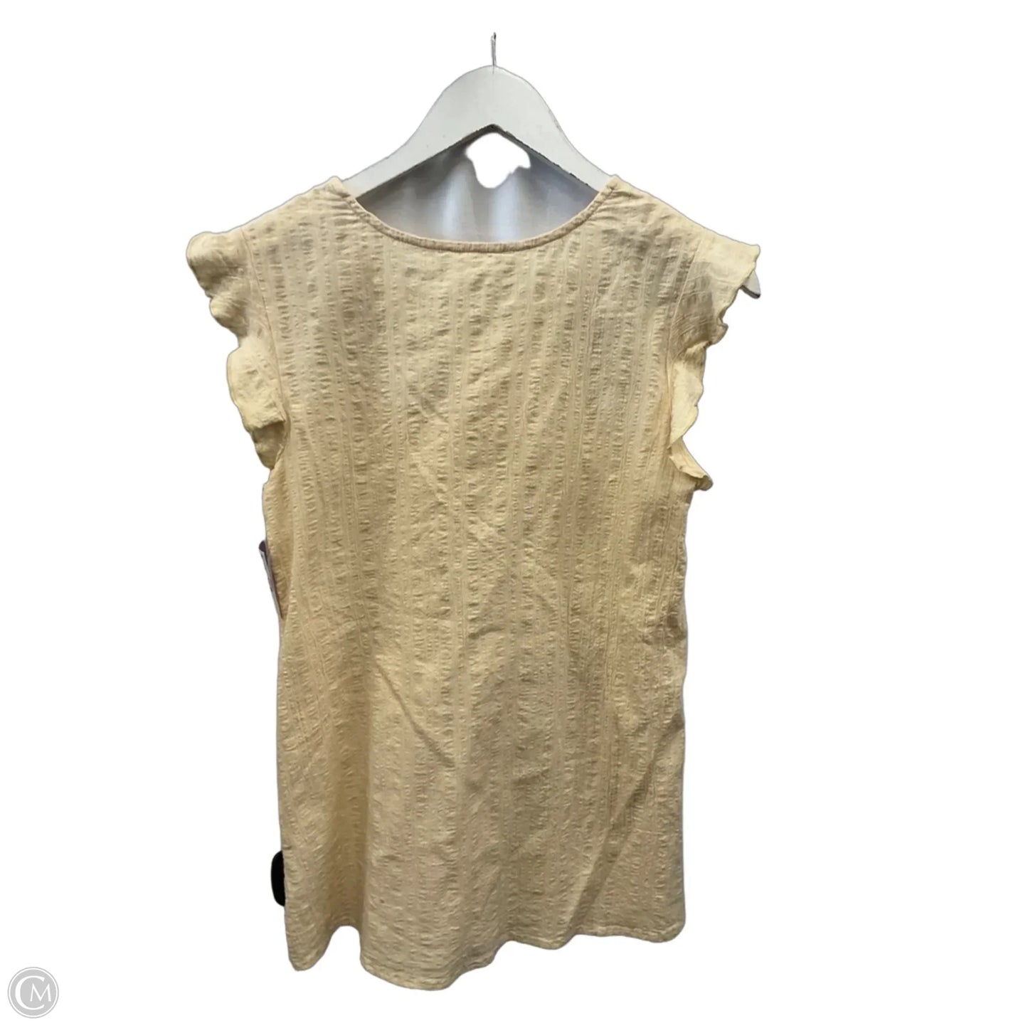 Top Sleeveless By Easel In Yellow, Size: S