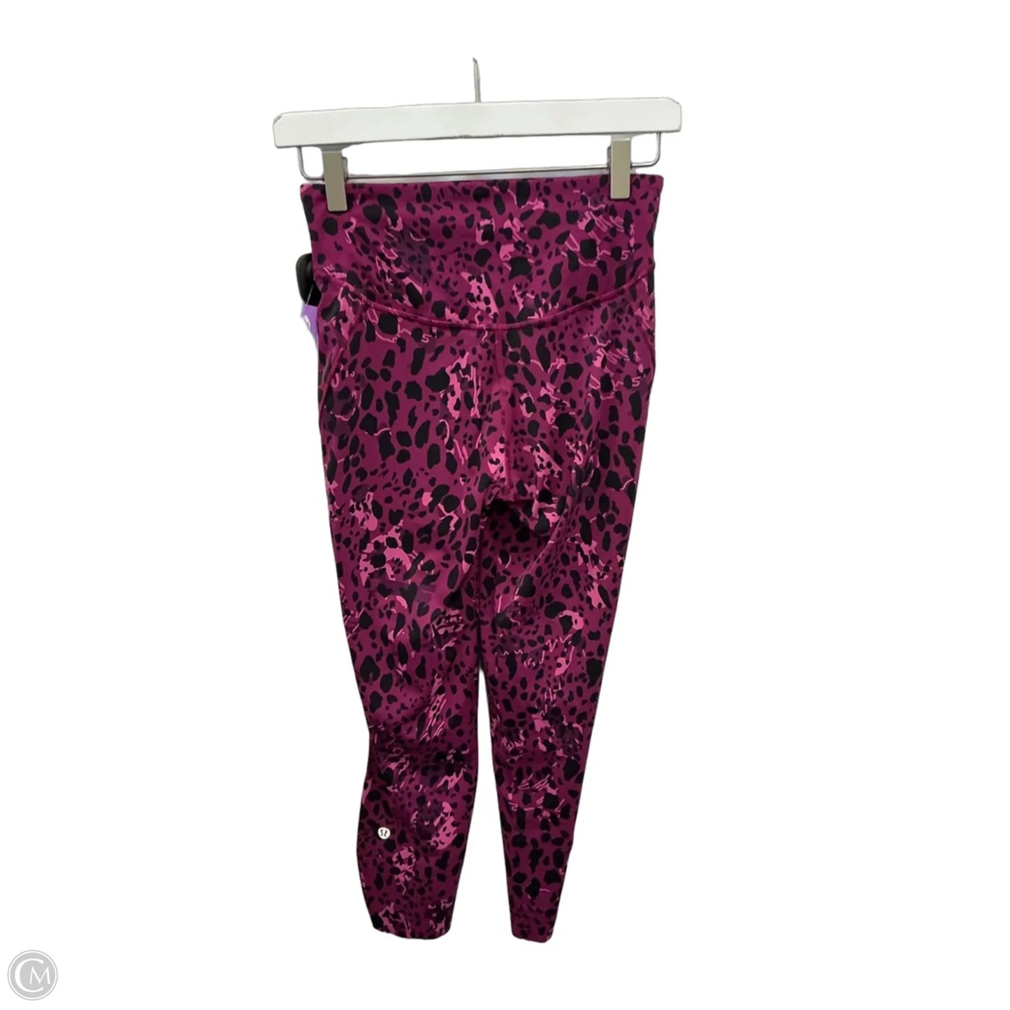Athletic Capris By Lululemon In Pink, Size: S